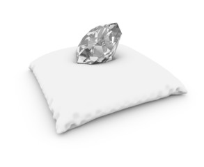 Diamant on Pillow