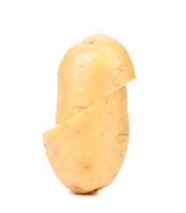 Cutted white potato.