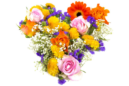Blumendekoration Herz 3