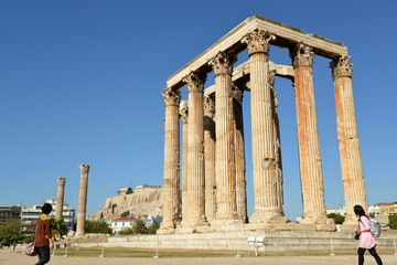 Obraz premium The Temple of Olympian Zeus Athens Greece