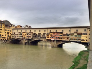 Fototapeta na wymiar Firenze Ponte Vecchio