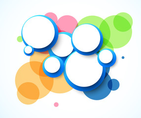 Abstract background with circles