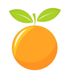 Orange fruit icon