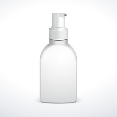 Gel, Foam Or Liquid Soap Dispenser Pump Plastic Bottle White