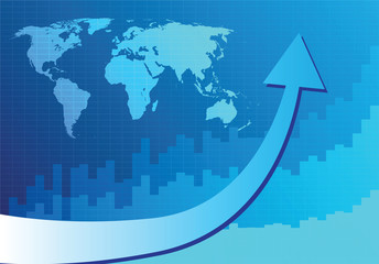 Arrow graph going up