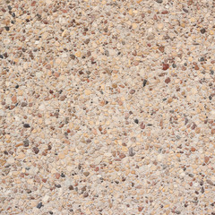 Cement with pebbles stones fragment