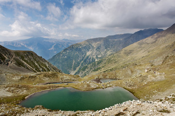 The tour of Lausfer,  the Italian Alps, Italy