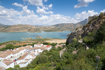 Fototapeta na wymiar Views of Zahara – El Gastor Reservoir, Cadiz, Andalusia, Spain
