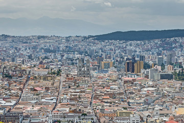 Ausblick auf Quito