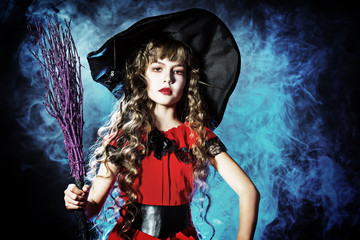 Fototapeta premium little witch