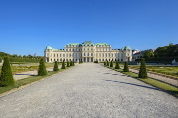 Fototapeta na wymiar Schloss Belvedere - Wien