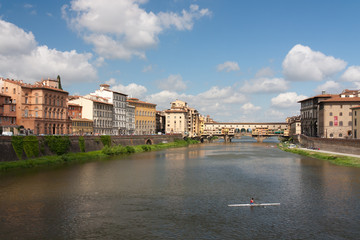 Florence - Ponte Vecchio by a cloudy day