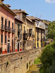 Fototapeta na wymiar Albayzin w Granada, Hiszpania