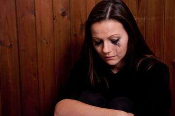 Lonely Crying Woman