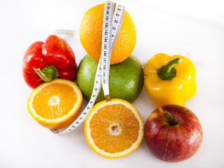 Healthy lifestyle concept, vitamins