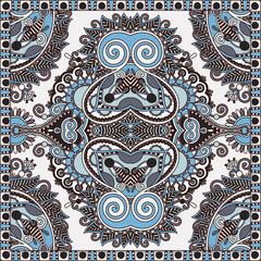 Traditional ornamental floral paisley bandanna