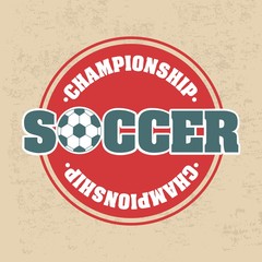 Obraz premium soccer design