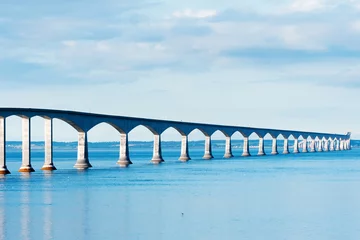 Wandaufkleber Bundesbrücke zwischen den Provinzen NB und PEI © Natalia Bratslavsky