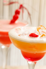 cocktails in the bar