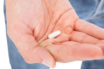 Hand Holding Medicines