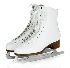 Figure skates isolated on white
