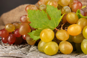 Ripe sweet grape, close up