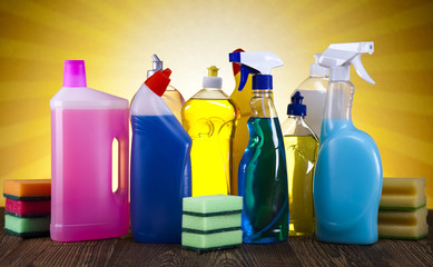 Set of cleaning products 