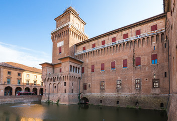 old Estense Castle in Ferrara, Italy - 57595151