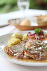 saltimbocca pork steak
