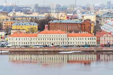 Fototapeta na wymiar Cityscape of St. Petersburg in Russia