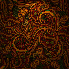 Abstract background with floral elements in the Ukrainian style