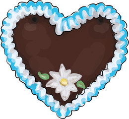 Lebkuchen herzform