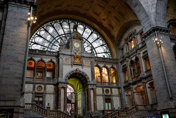 Fototapeta premium Railway station indoors