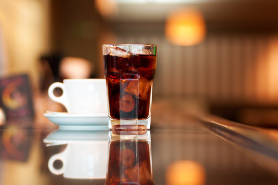 Cola and coffee