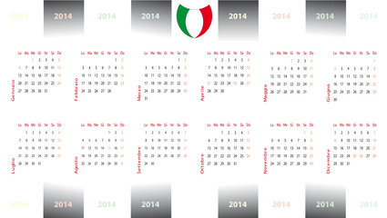 calendario 2014 bianconero