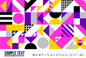 Abstract Geometric Triangle Pattern.  Background, Cover, Layout