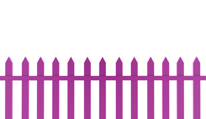 Pink fence old concept rendered