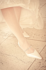 Scarpe della sposa