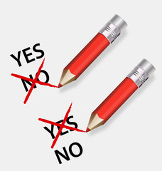 Rejected and Approved signs