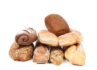 Various healthy bread.