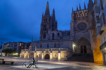 Catedral de Burgos en la Noche