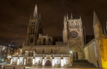 Catedral de Burgos en la Noche
