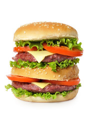 Sencilla hamburguesa con queso