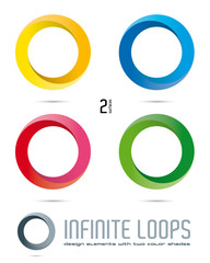 Infinite Loop Vector Design Elements