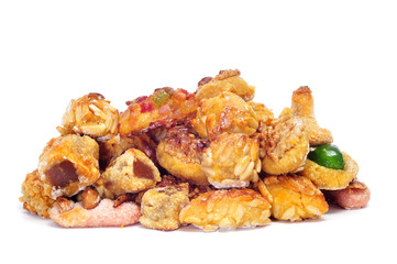 panellets, typical pastries of Catalonia, Spain, eaten in All Sa