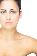 Fototapeta premium Front view of beautiful young woman