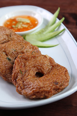 Deep fried fish cake