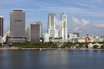 Fototapeta na wymiar Oceanfront von Miami Beach
