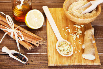 Ginger tea ingredients