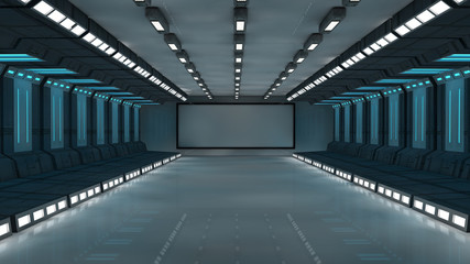 Futuristic corridor